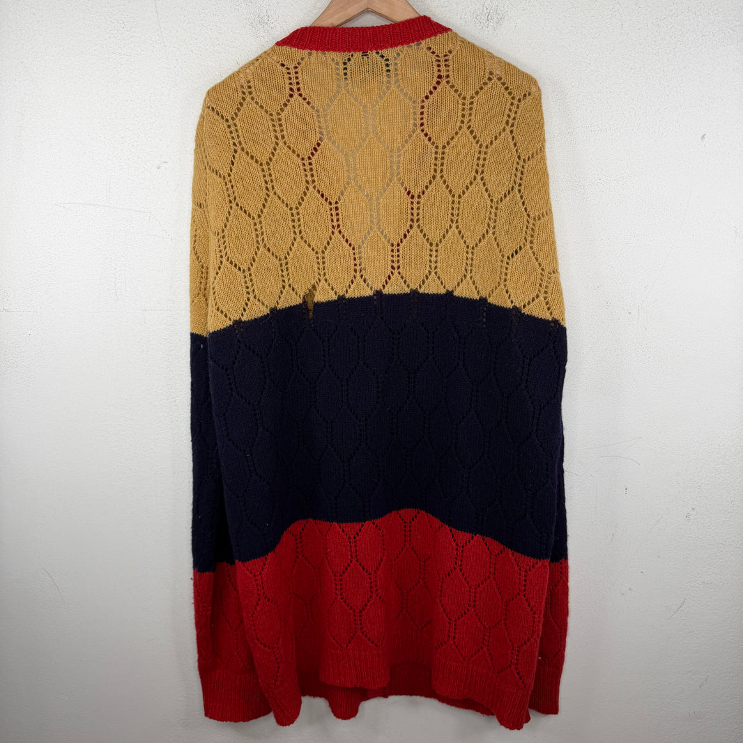 Gucci Color Blocked Cardigan