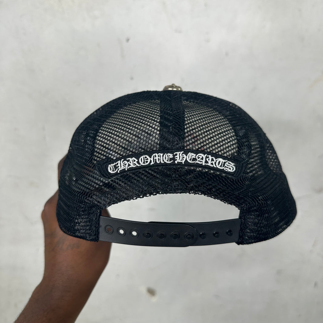 Chrome Hearts Triple Cross Red White Blue Trucker