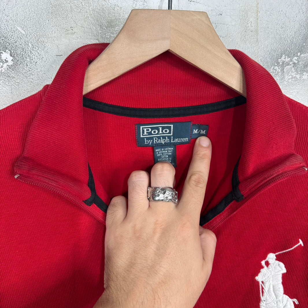 Ralph Lauren Big Pony Ski Patch 1/4 Zip Sweatshirt