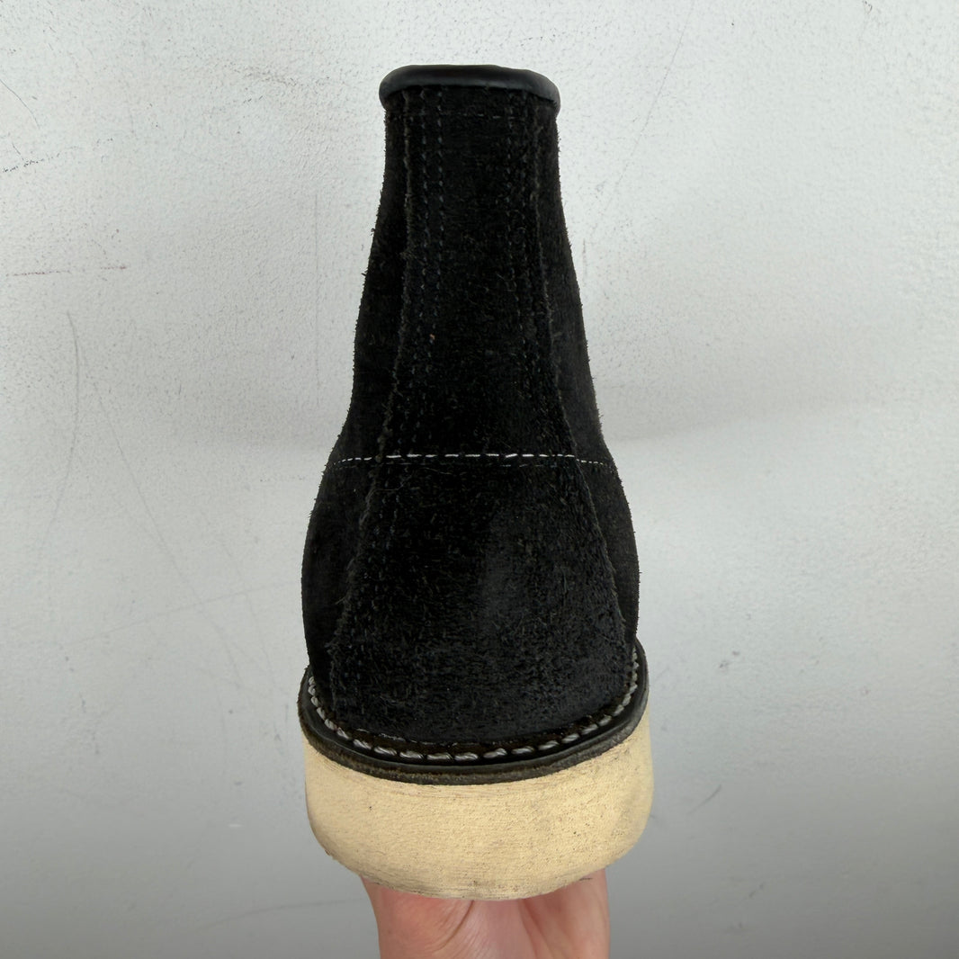 Redwing Black Suede Moc Lace Boot