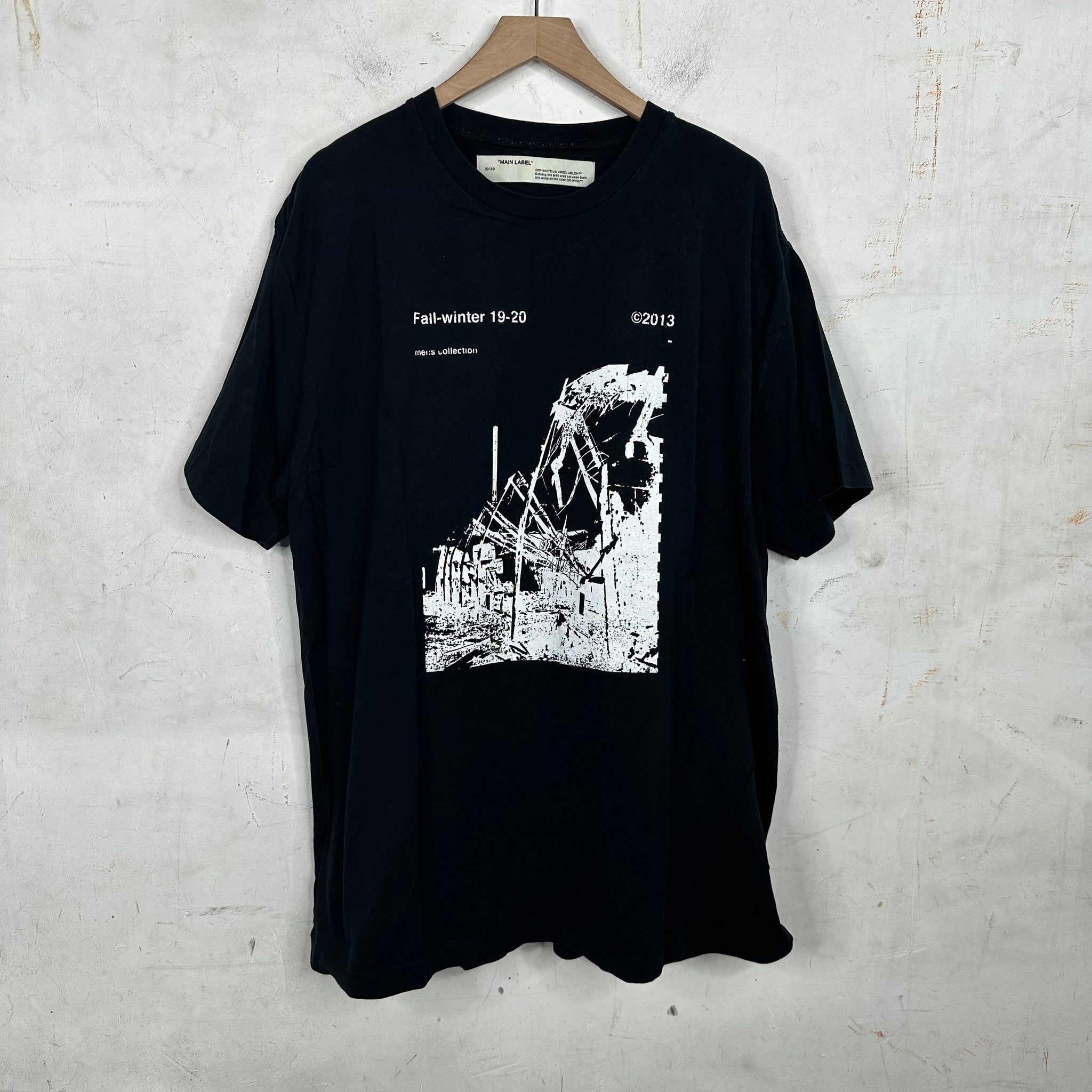 Off White Fall Winter 19 Destruction Tee