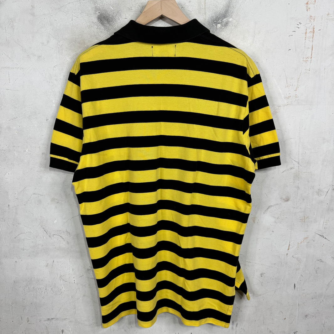 Ralph Lauren Striped Black/Yellow Polo
