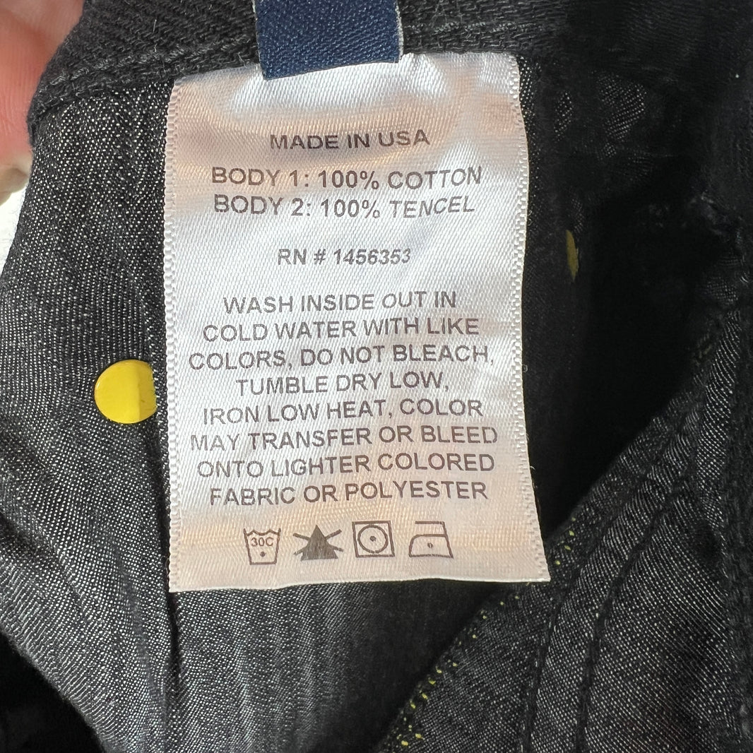 Endless Denim Black/Yellow Jeans