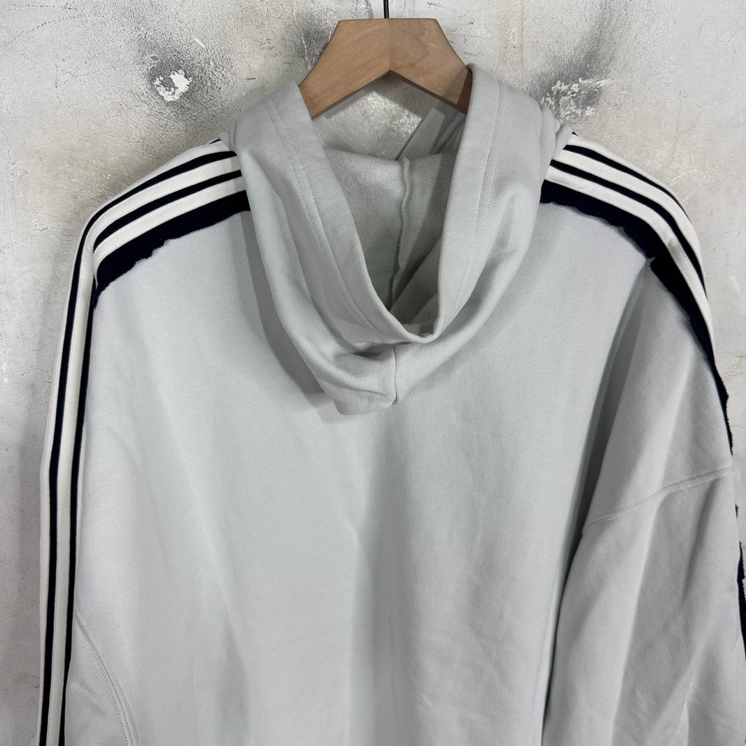 Balenciaga Paneled Stripe Unity Hoodie