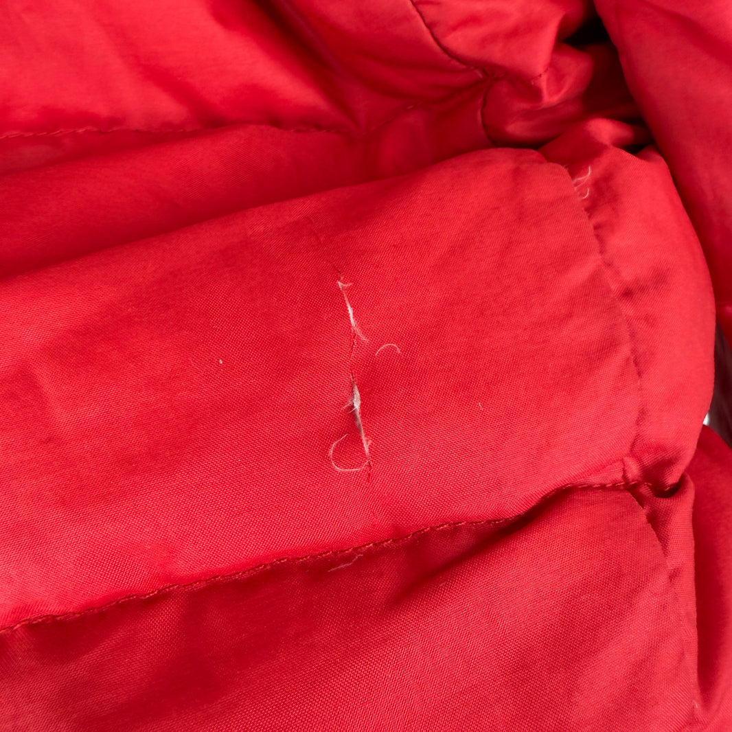 Moncler Red Convertible Puffer Jacket
