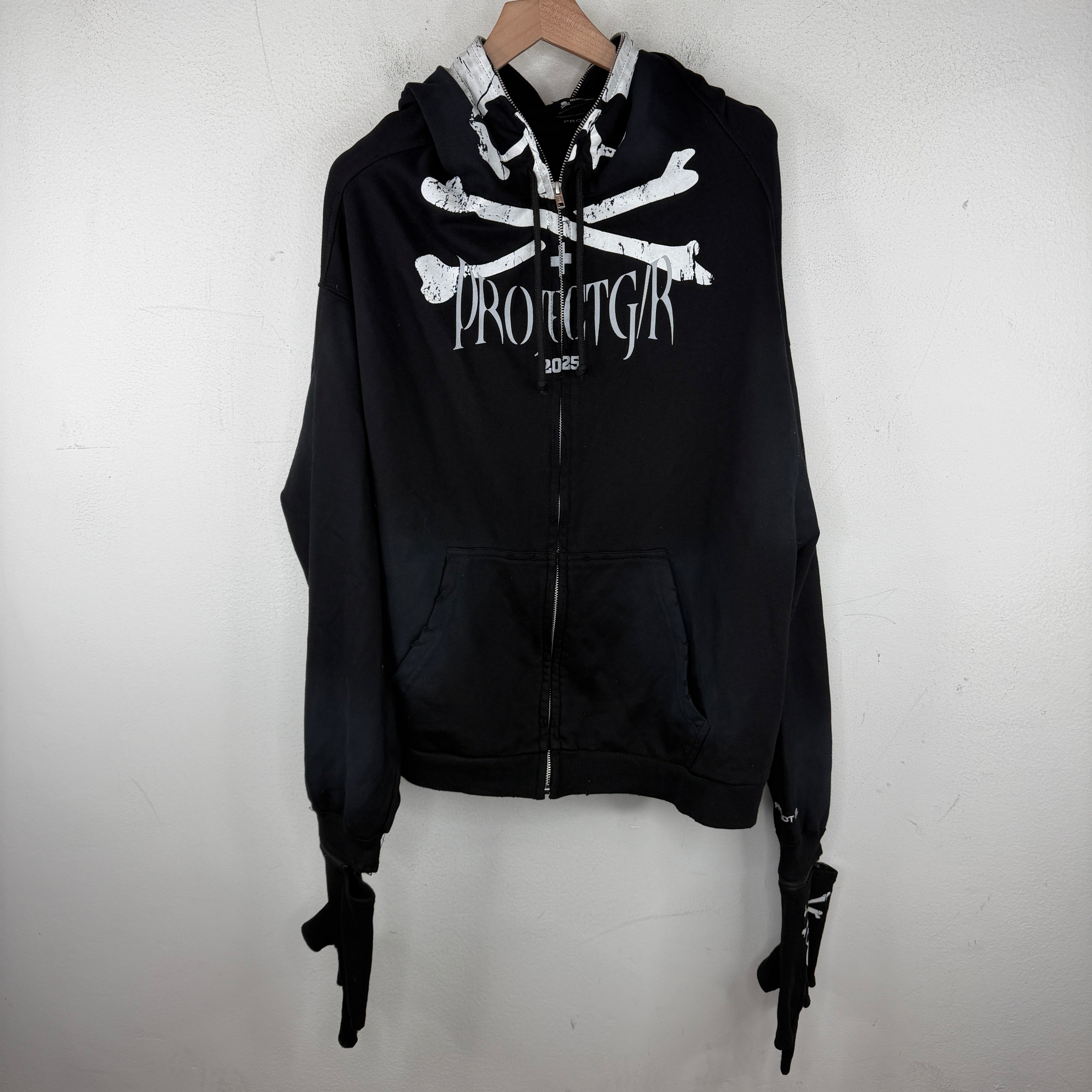 カウンター活動 PROJECT G/R × MASTERMIND HOOD ZIP / BLK 【公式通販】