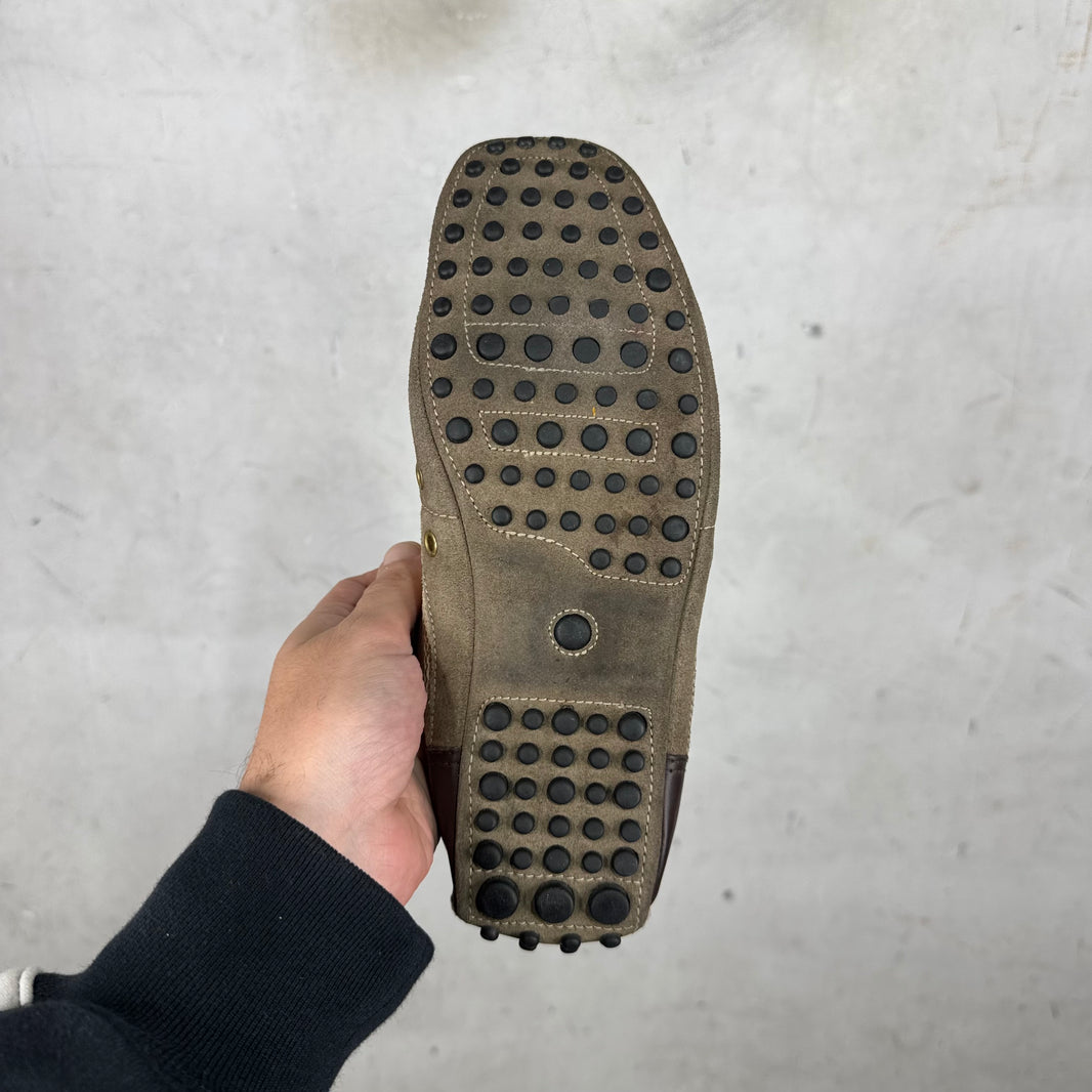 Prada Suede Mesh Car Shoes