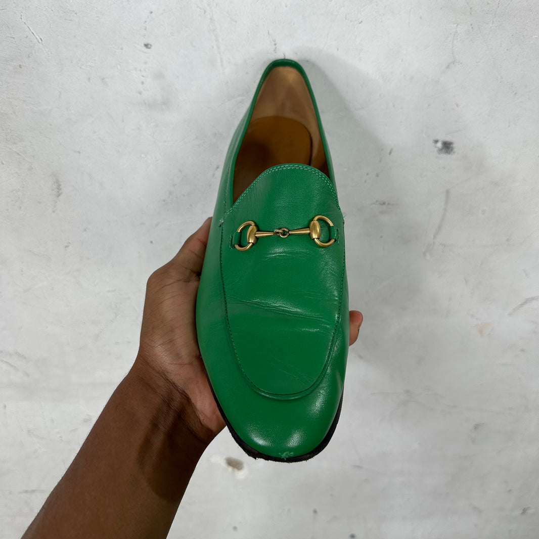 Gucci Horsebit Green Loafer