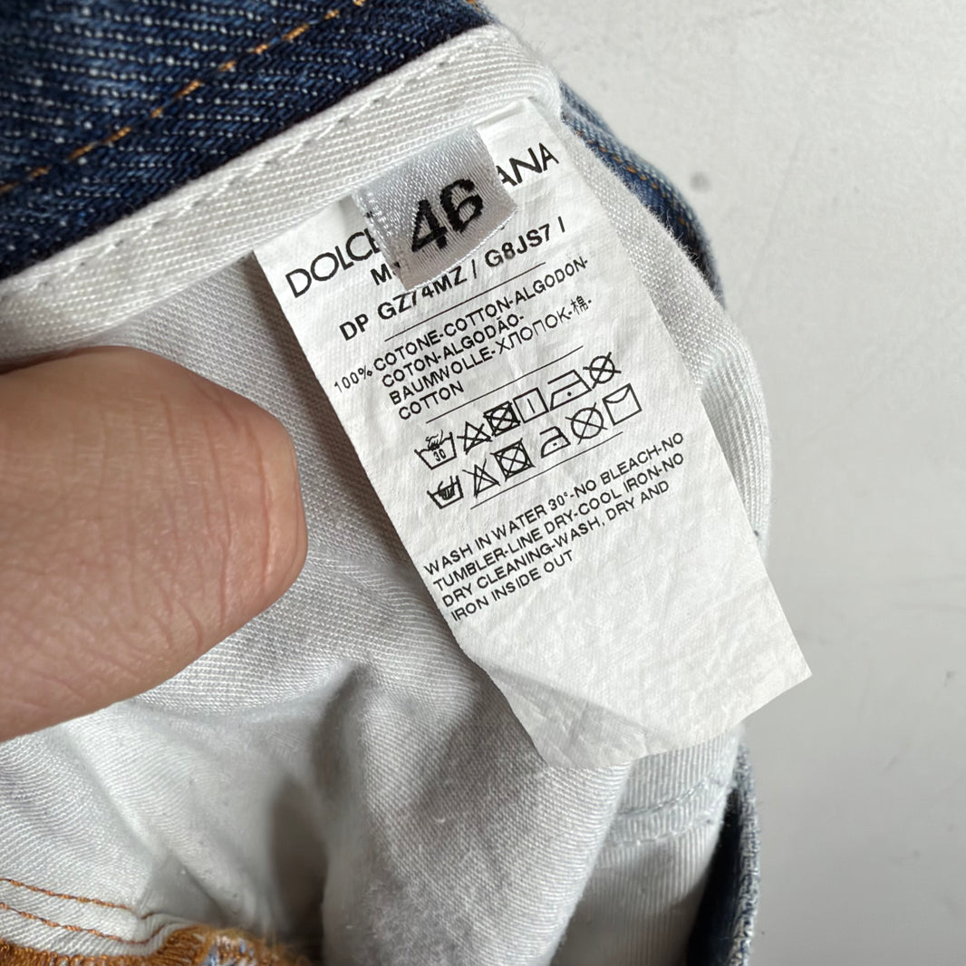 D&G Re-Edition Studded Jewel Jeans