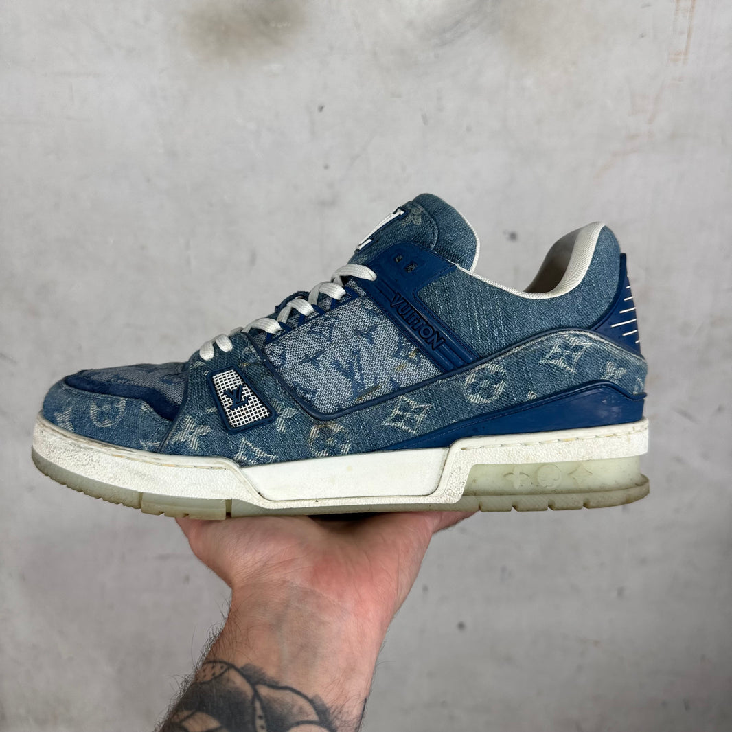 Louis Vuitton Denim Monogram Trainers