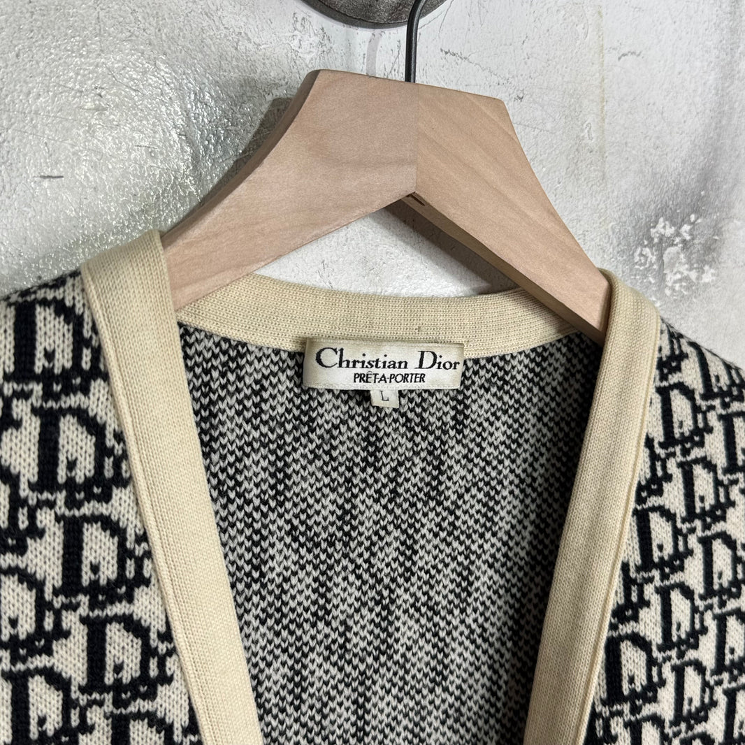 Dior Vintage Oblique Cardigan Vest