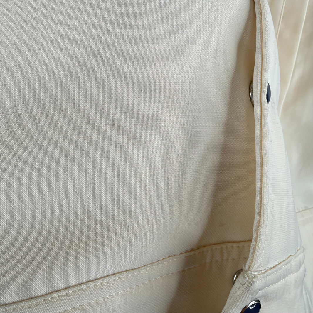 Needles White Snap Button Up Western Shirt