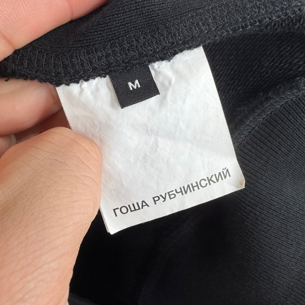 Gosha Rubchinskiy Black Quarter Zip Hoodie