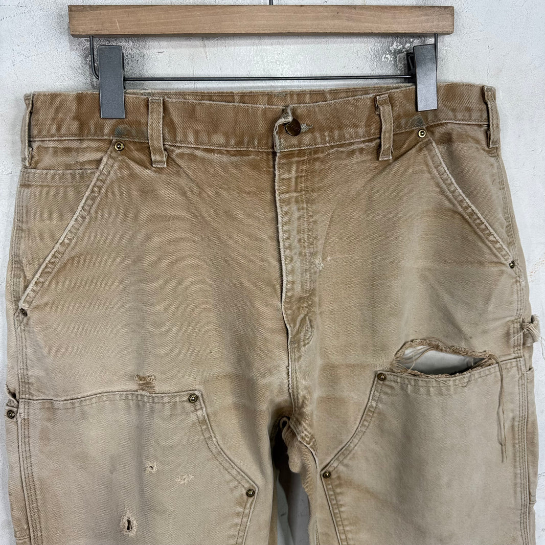 Vintage Carhartt Smoked Beige Double Knees