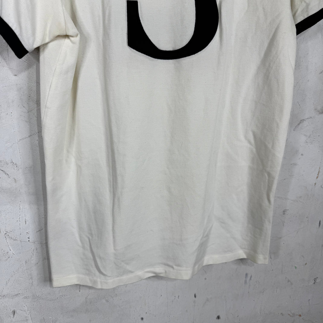 Ralph Lauren White Blackwatch Big Pony Polo