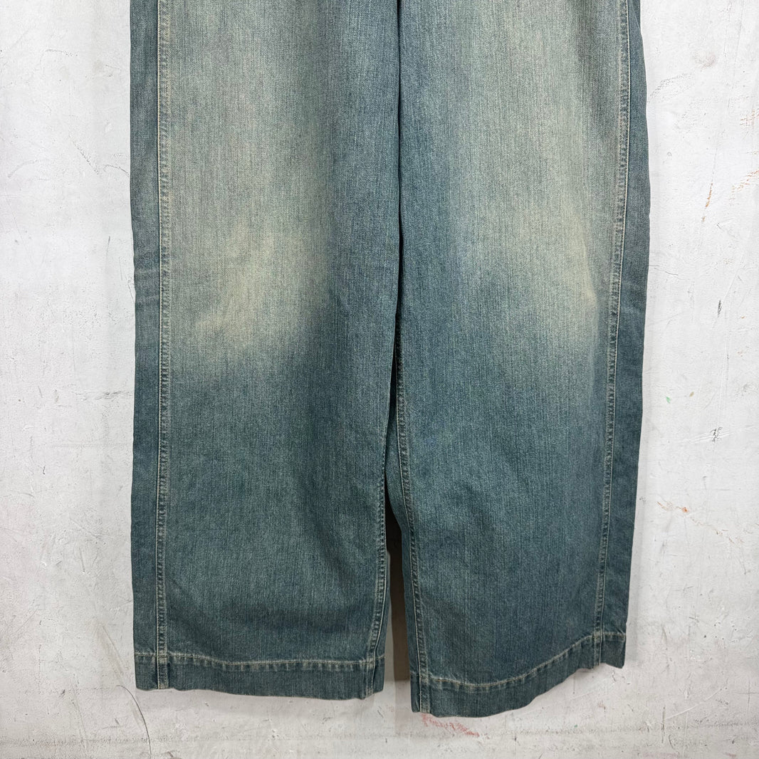 Martine Rose Pusher Snap Loose Jeans