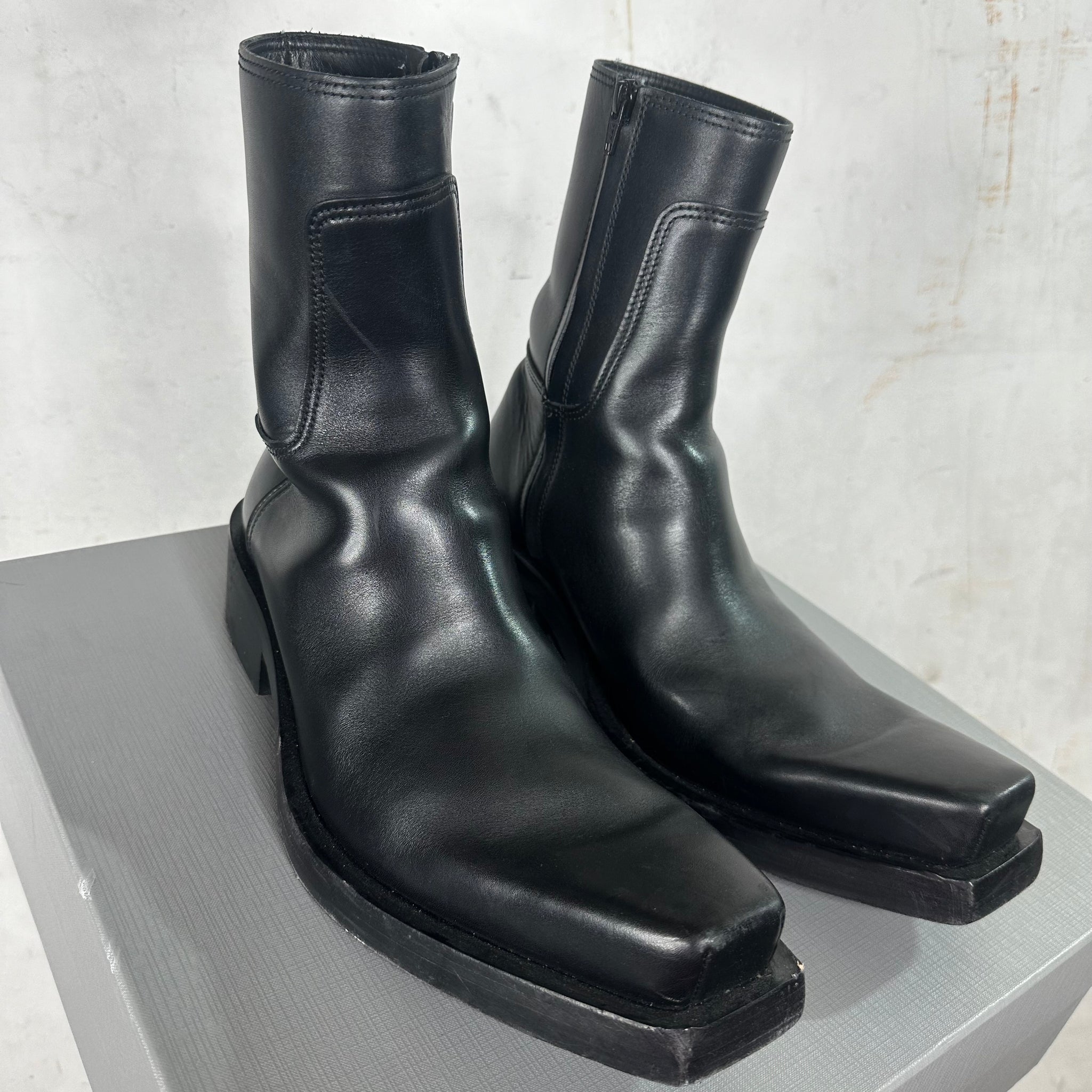 Balenciaga Leather Santiago Boot