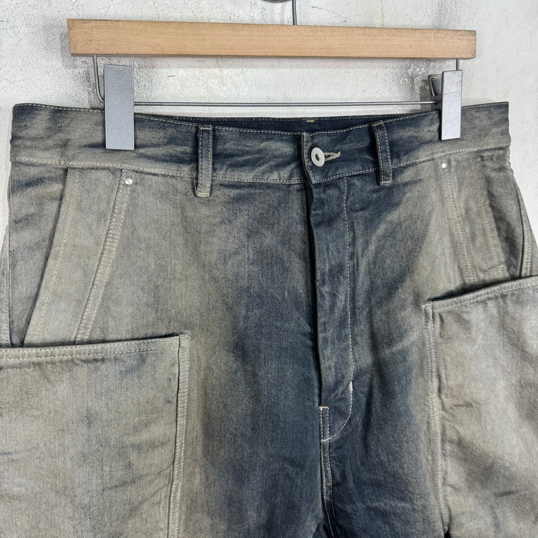 Rick Owens Degrade Wash Stefan Shorts