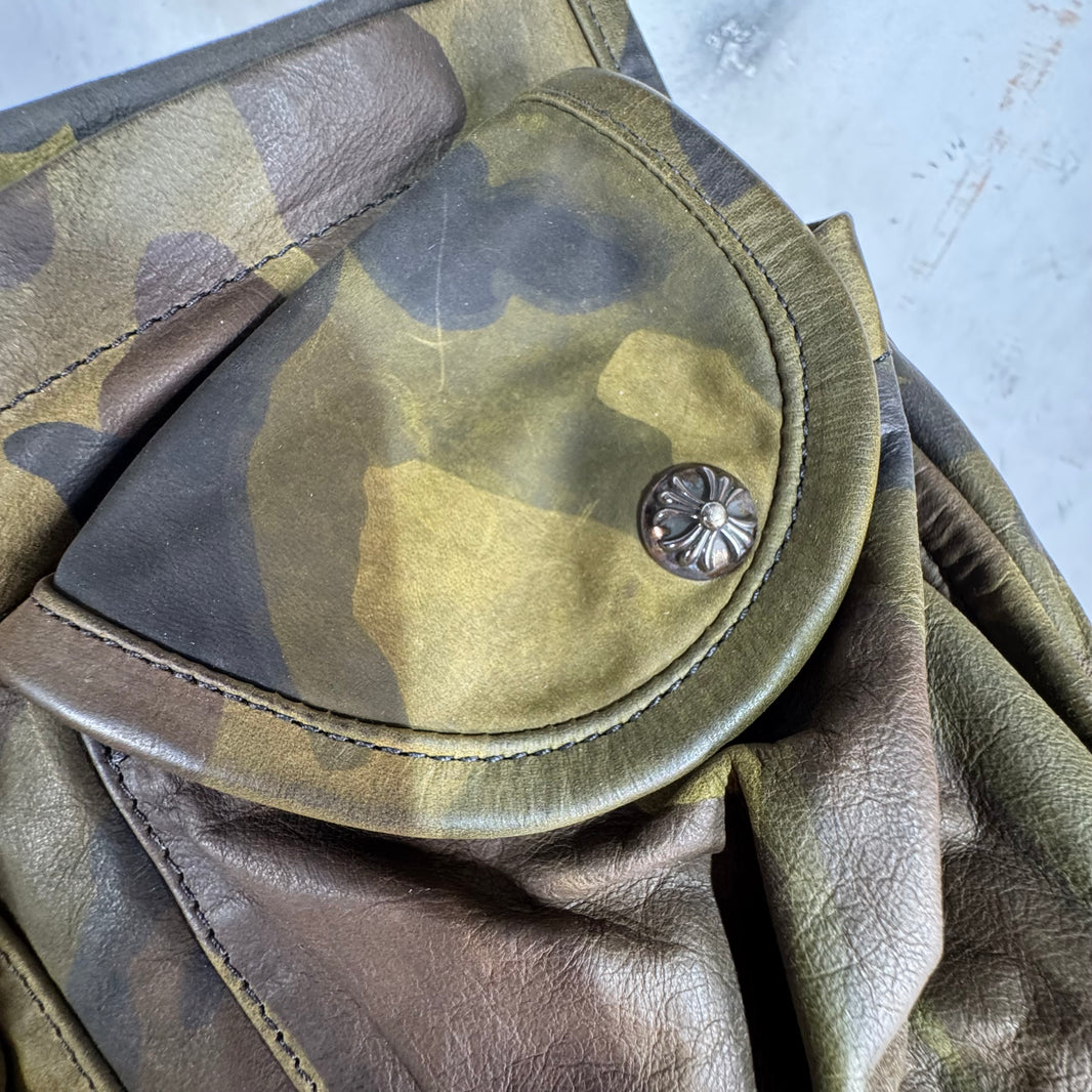 Chrome Hearts Camouflage Leather Gunslinger Messenger