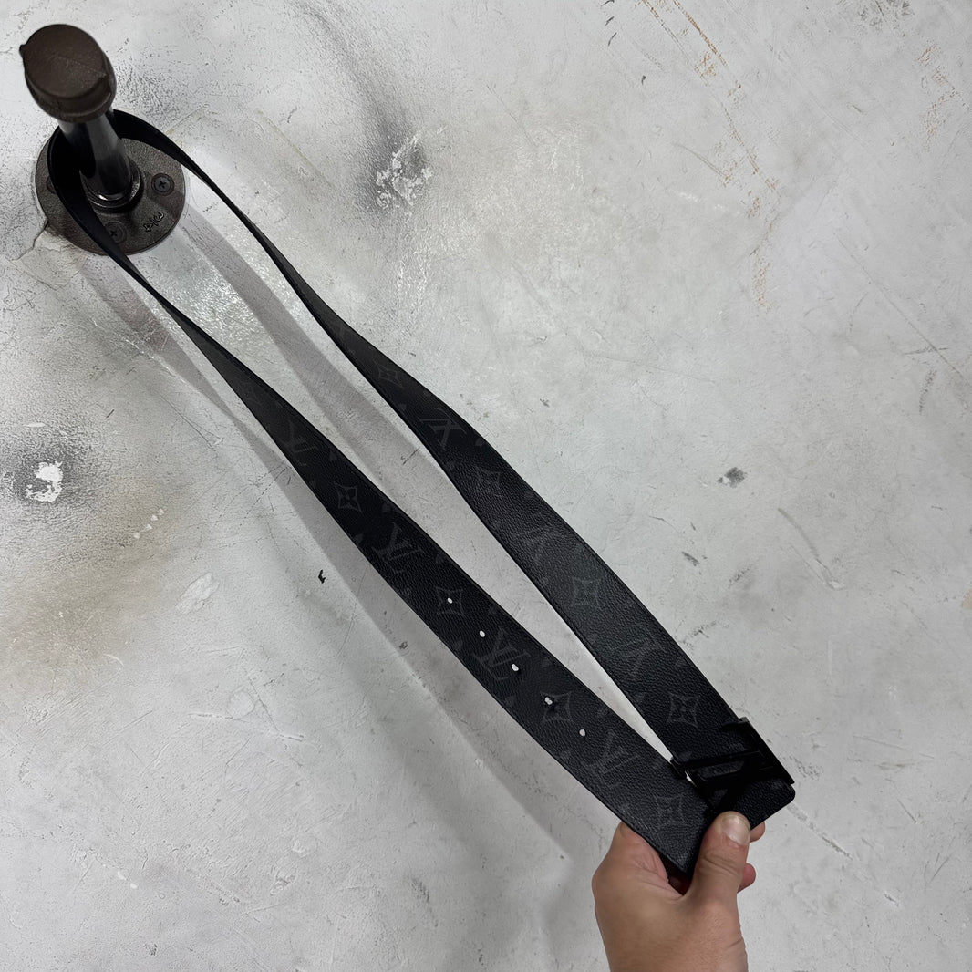 Louis Vuitton Shadow Monogram Leather Belt