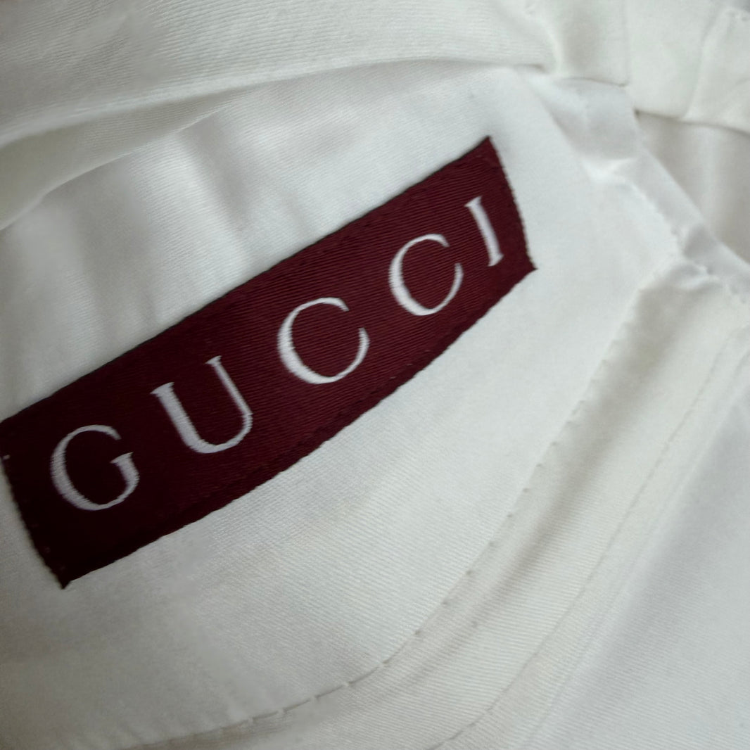 Gucci Tonal GG Monogram White Suit Set