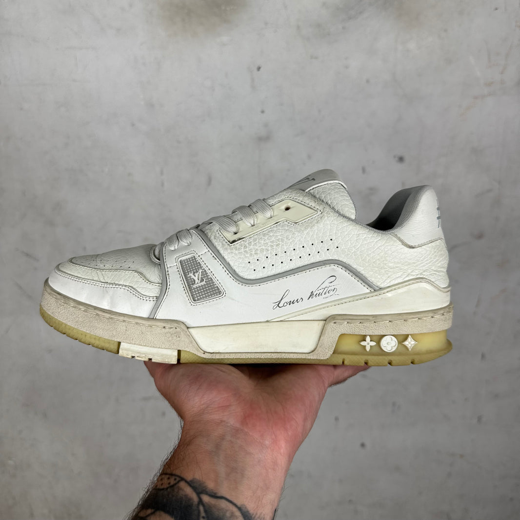 Louis Vuitton White Trainer Lows