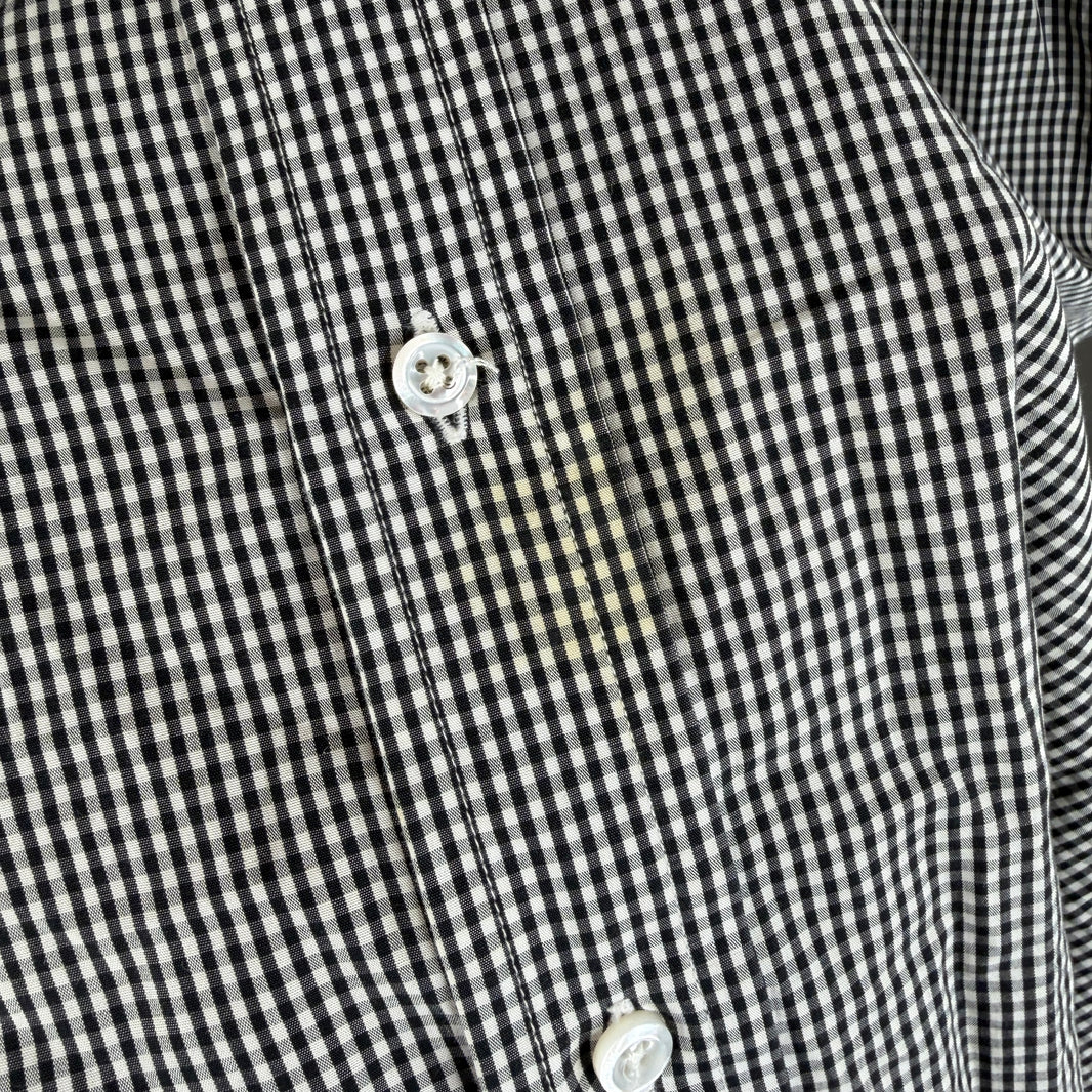 Thom Browne Gingham L/S Button Up Shirt