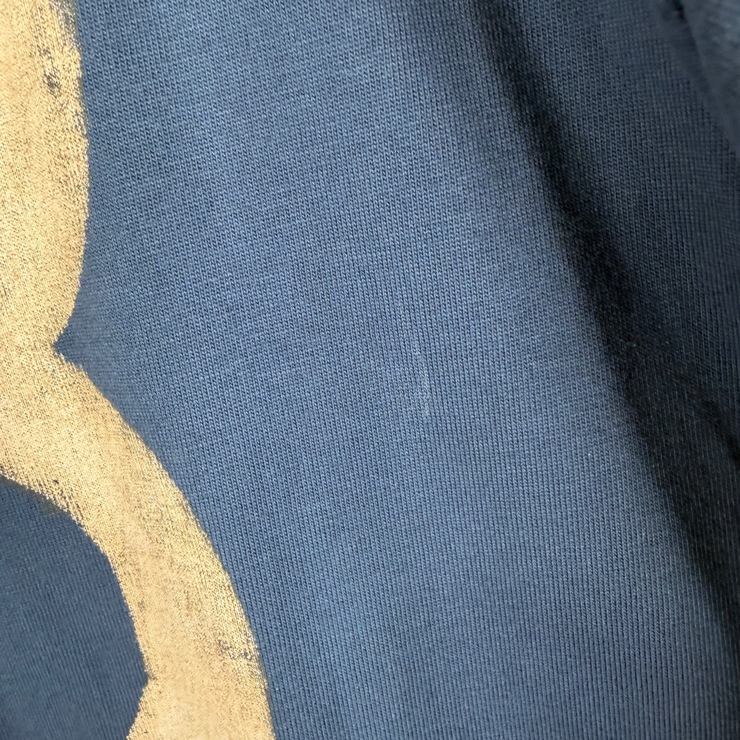 Balenciaga Distressed Navy Bitcoin T-Shirt