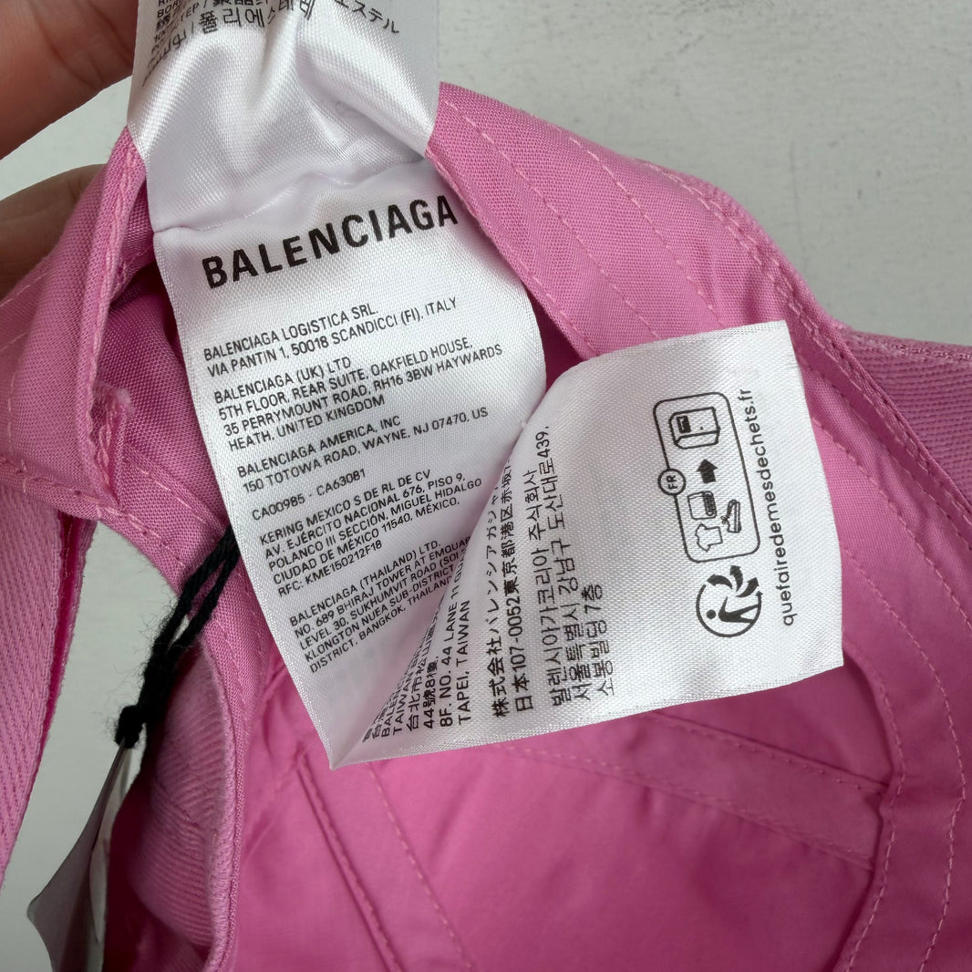 Balenciaga Pink Soccer Hat