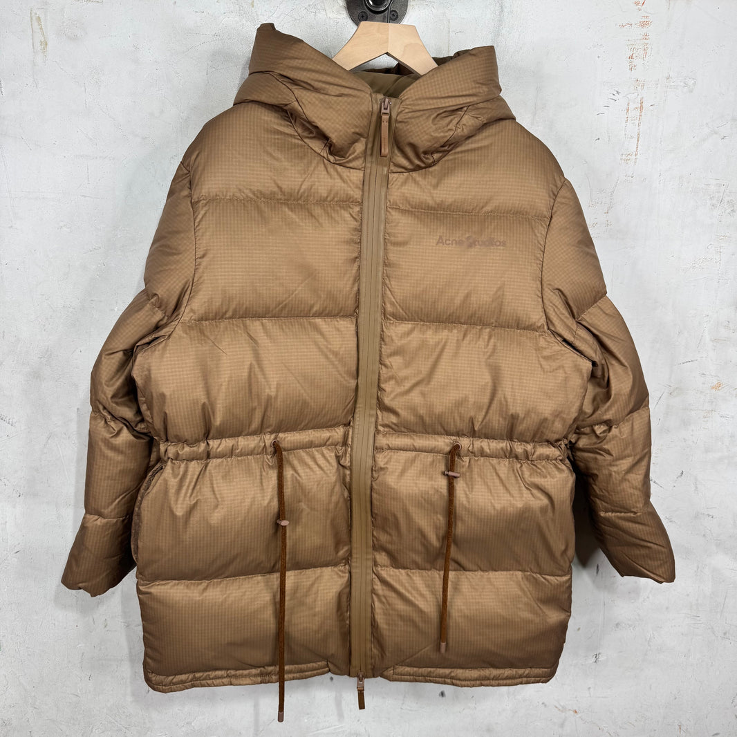 Acne Studios Beige Puffer Jacket
