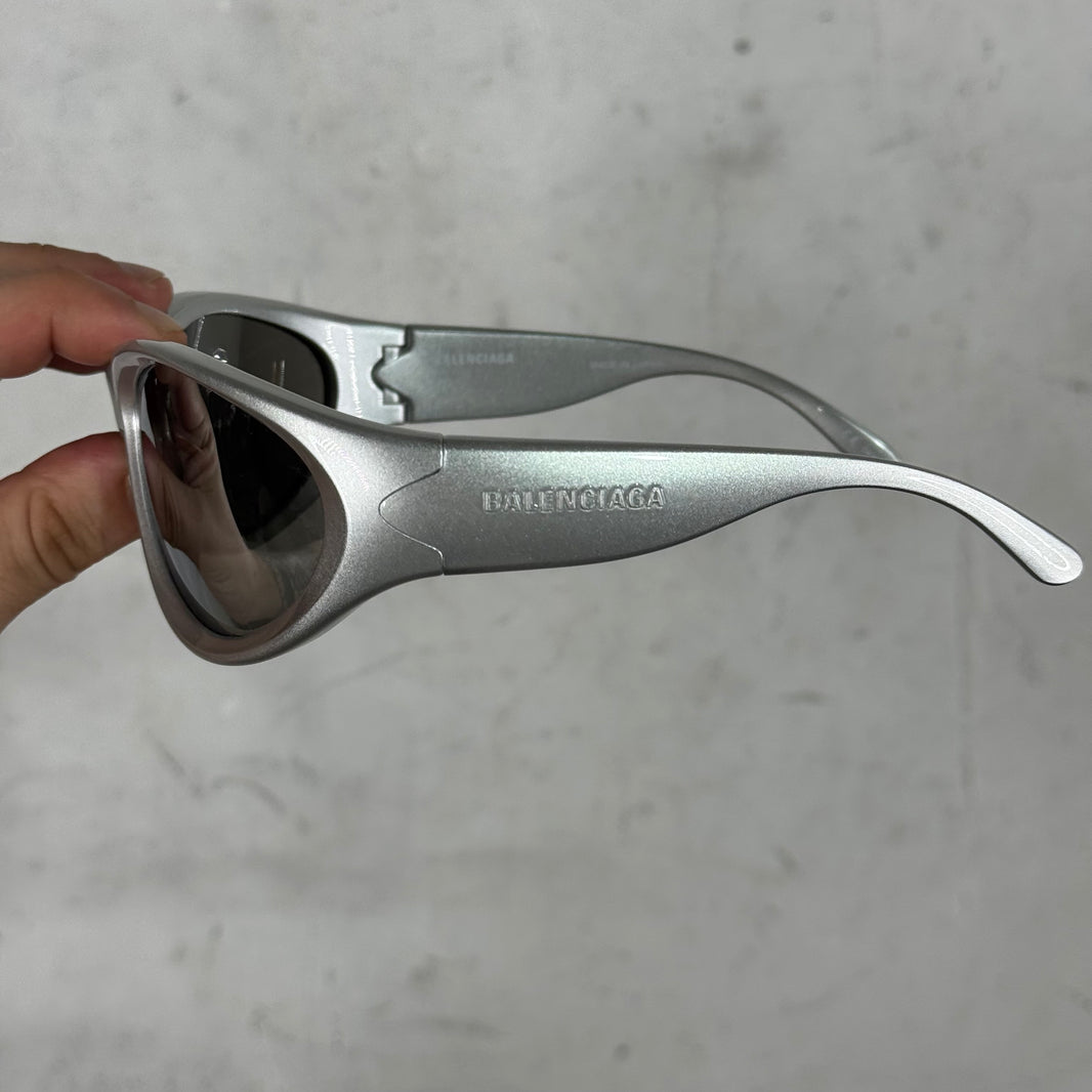 Balenciaga BB0158S Silver Sunglasses