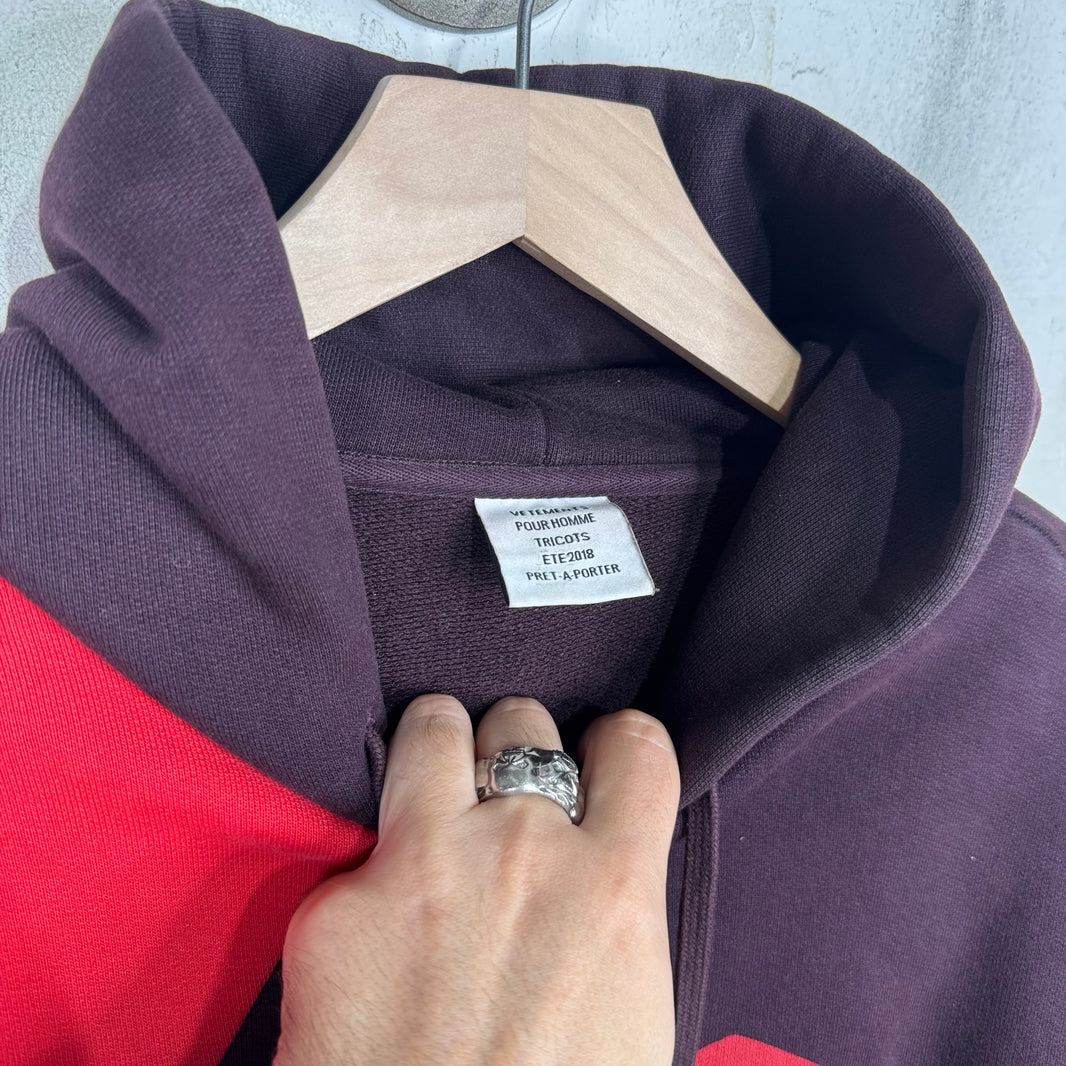 Vetements Reconstructed Paneled Hoodie