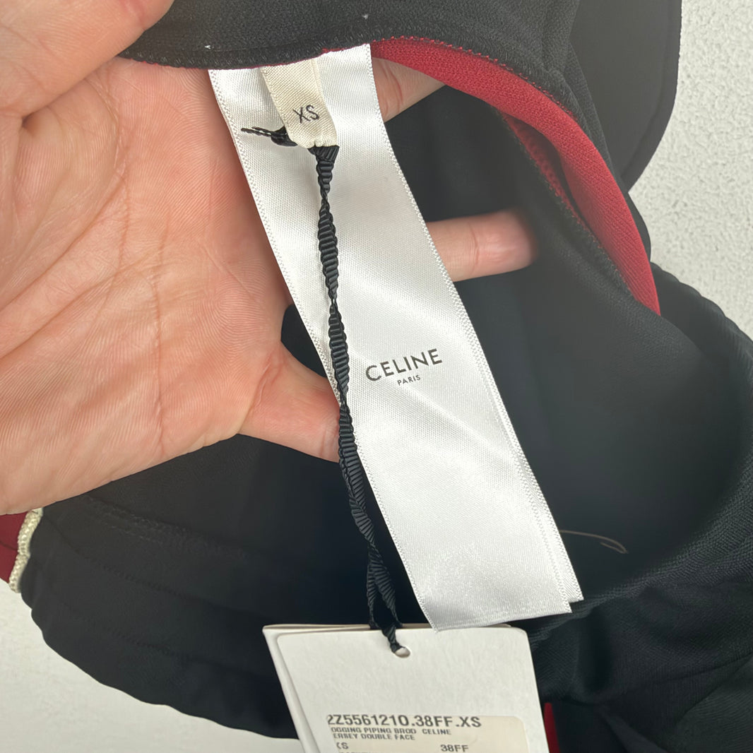 Celine Red Striped Track Pants
