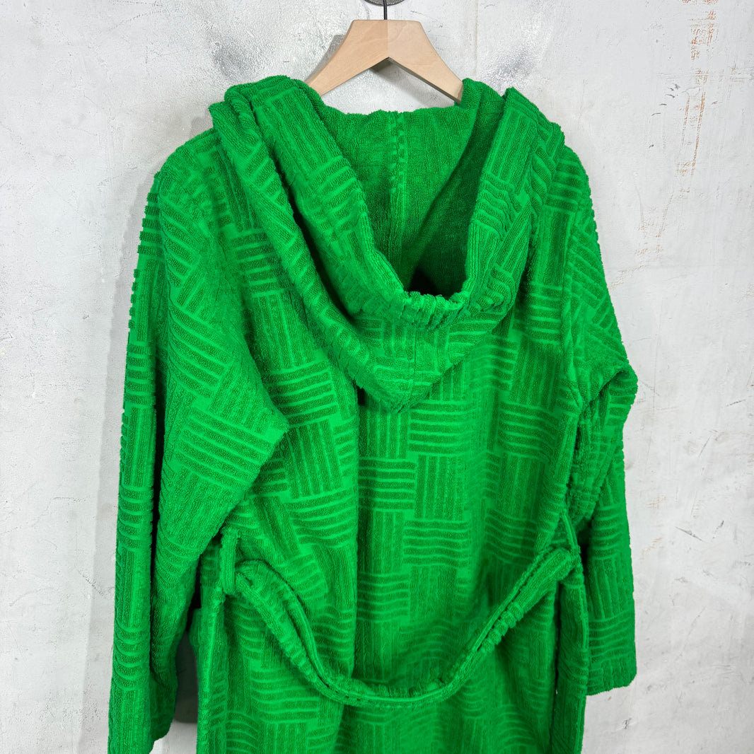 Bottega Veneta Green Bath Robe
