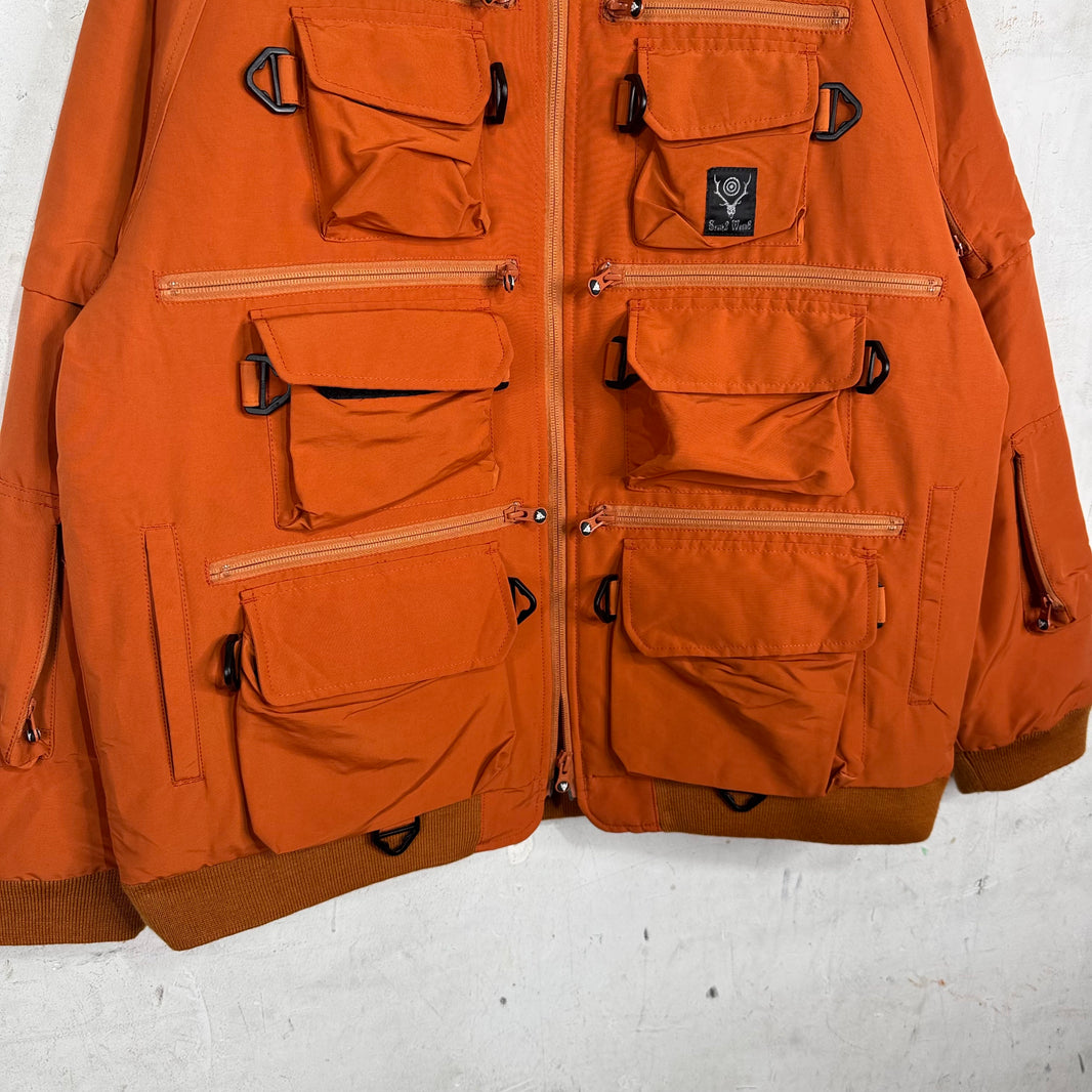 South2West8 BNWT Orange Cargo Jacket