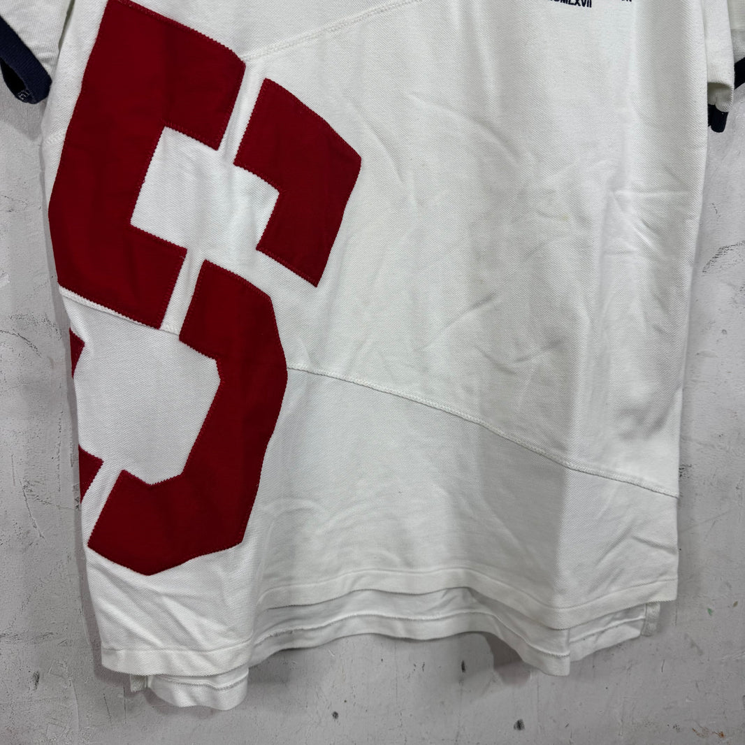 Ralph Lauren White Flag Patched 5 Polo