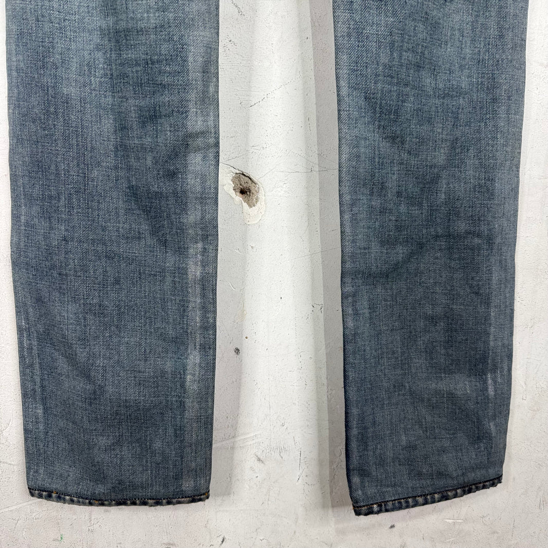 Dior SS08 Silver Waxed Jeans