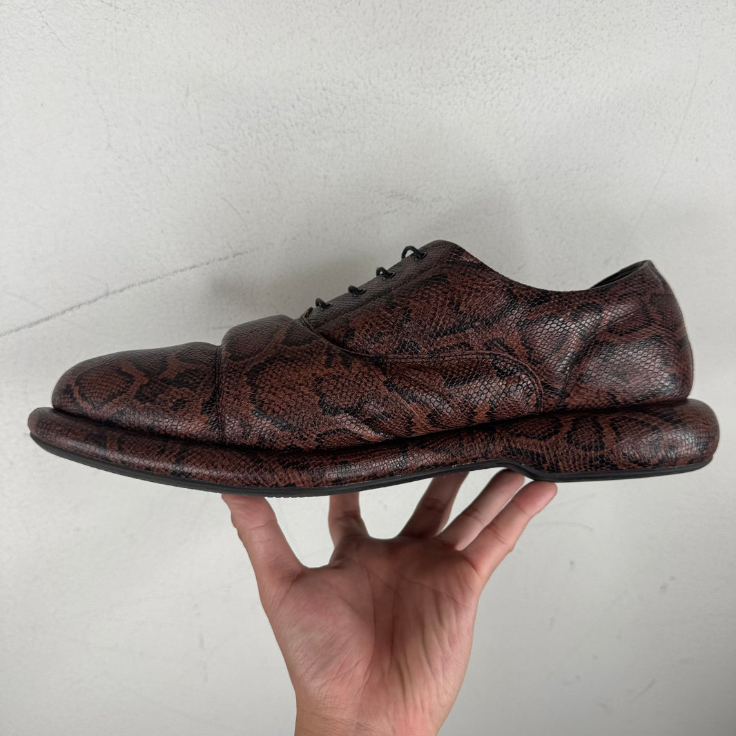 Martine Rose Clark Snakeskin Derbies