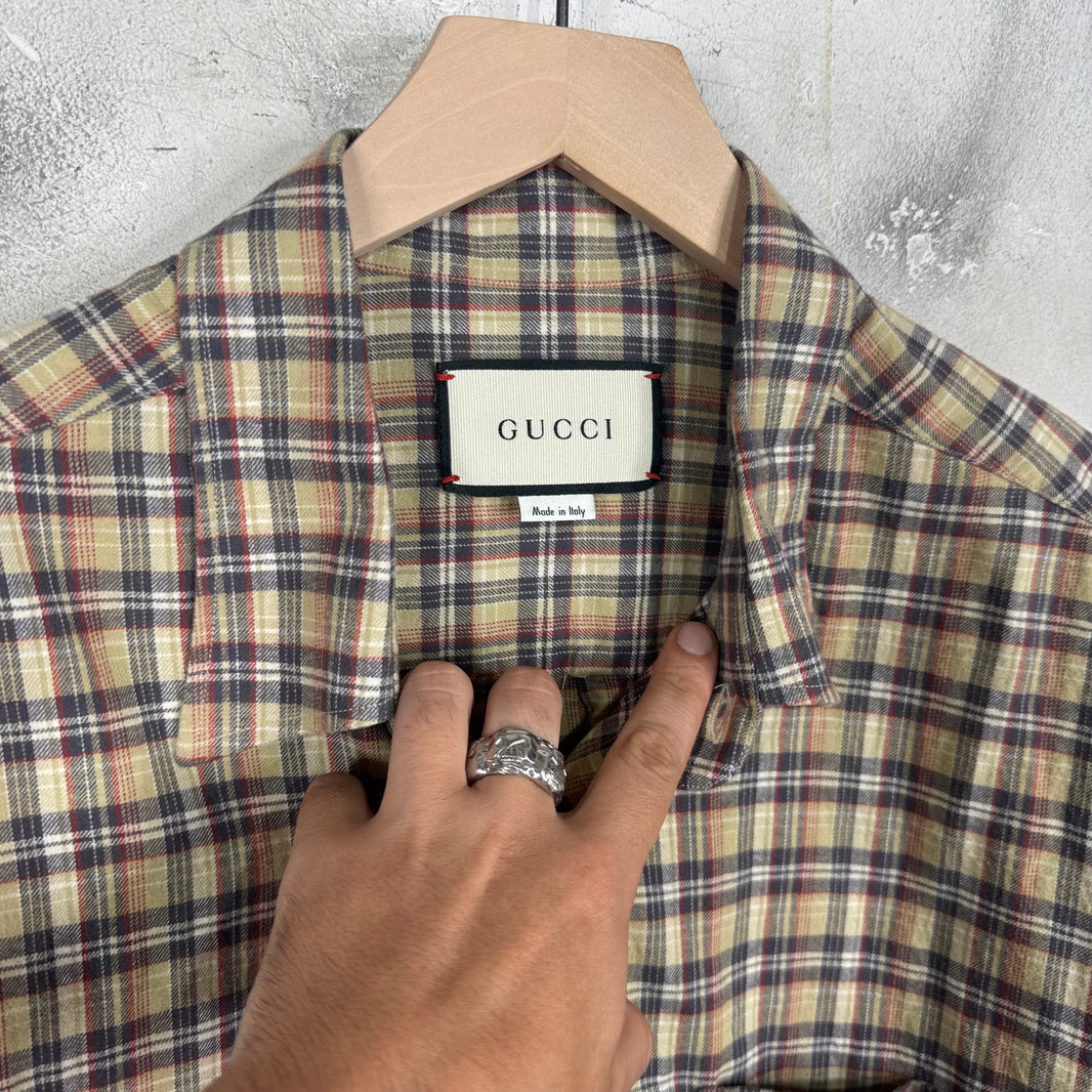 Gucci Plaid Bird Flannel
