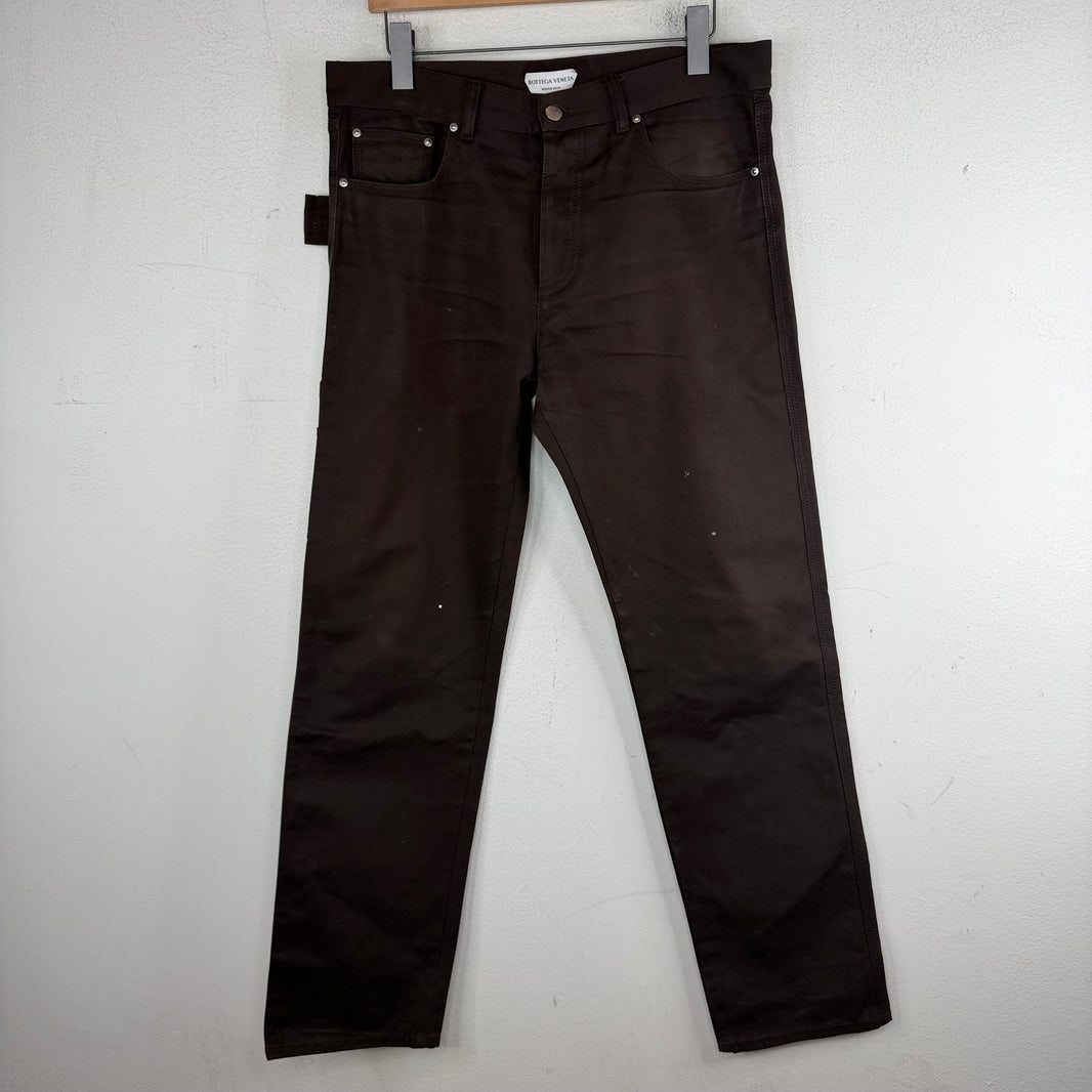 Bottega Veneta Brown Carpenter Pants