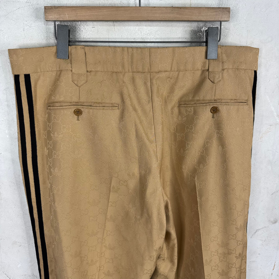 Gucci x Adidas Monogram Loose Trousers