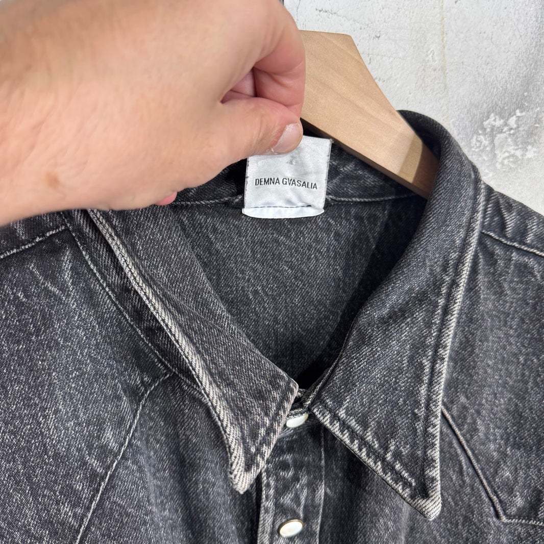 Vetements x Levis Western Snap Denim Overshirt