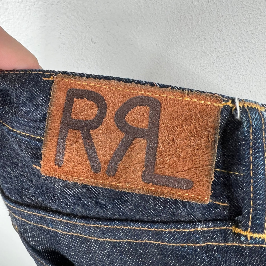 RRL Straight Leg Indigo Selvedge Jeans