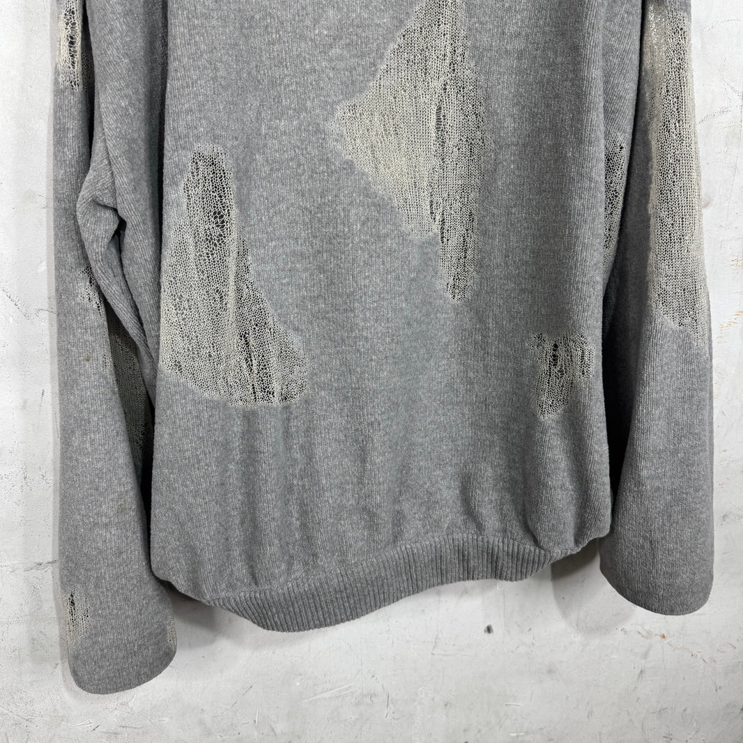Doublet Ripped Off Knit Hoodie