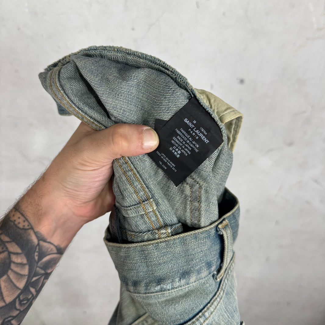 Saint Laurent D02 Crash Jeans