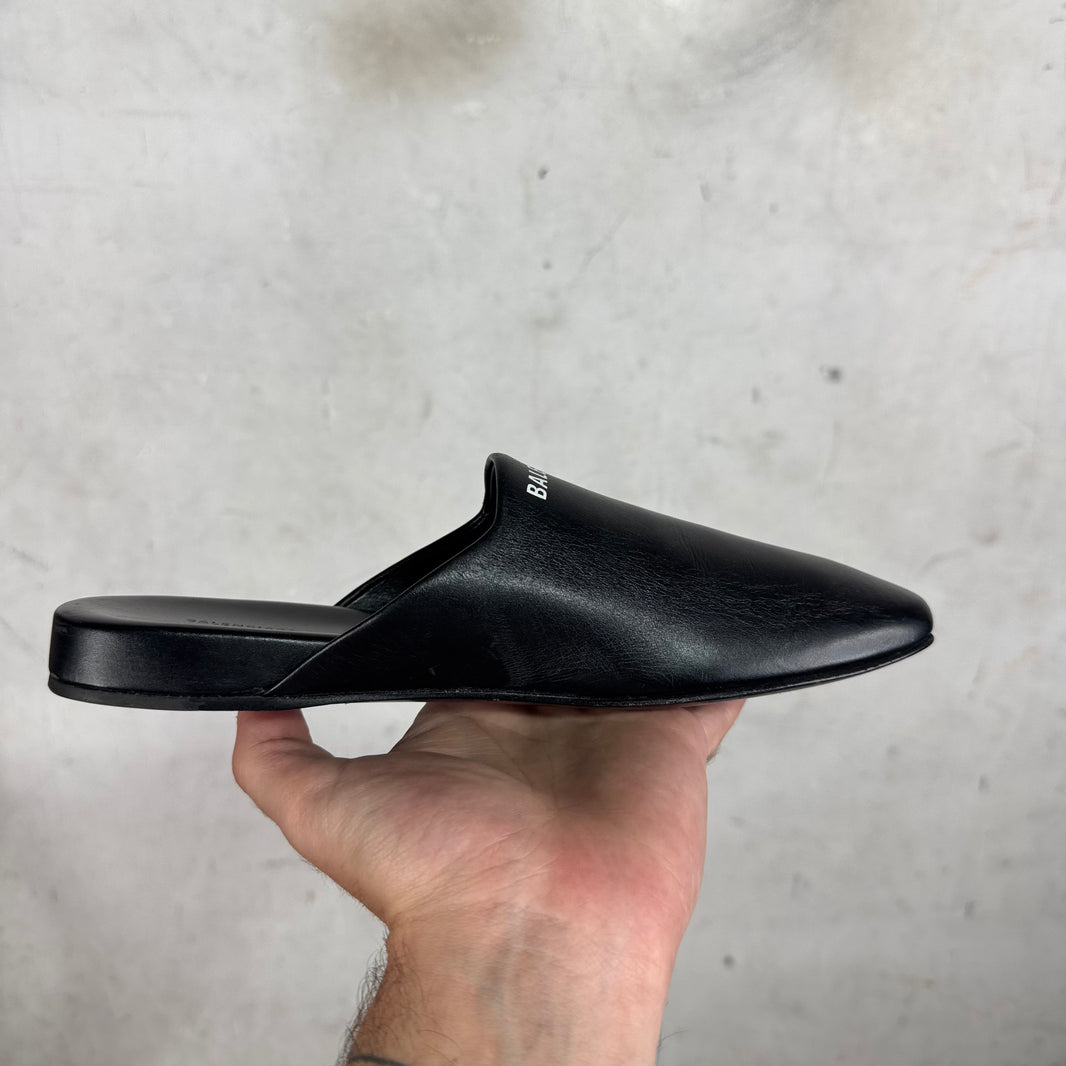 Balenciaga Cosy Logo Mules