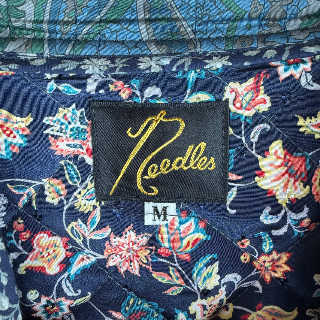 Needles Navy Switch Quilted Chore Jacket