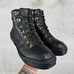 Guidi Black Leather Hiking Boots