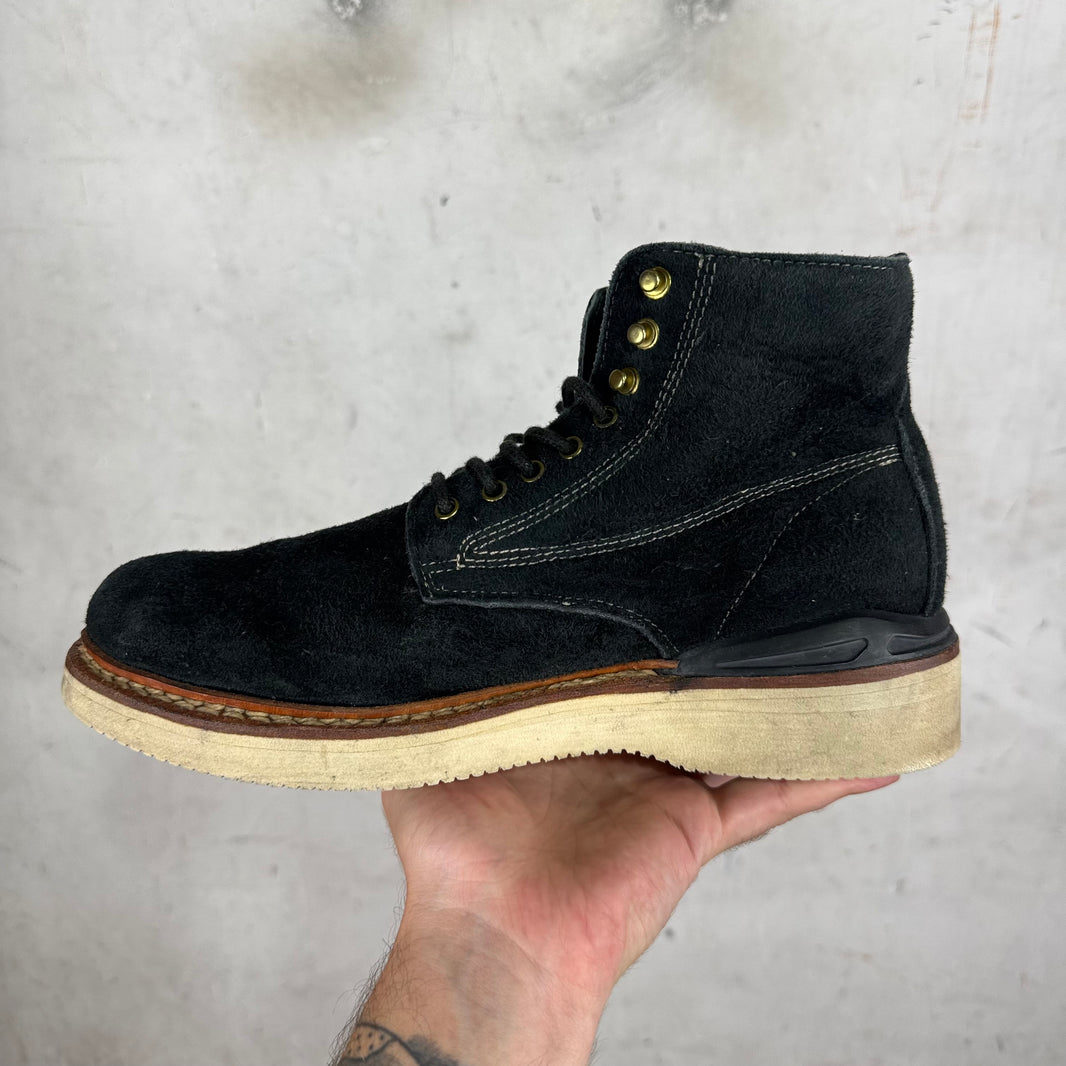 Visvim Black Suede Work Boots