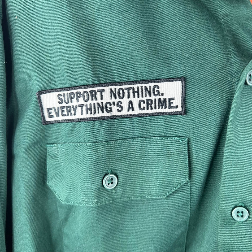 Supreme Support Nothing L/S Work Shirt
